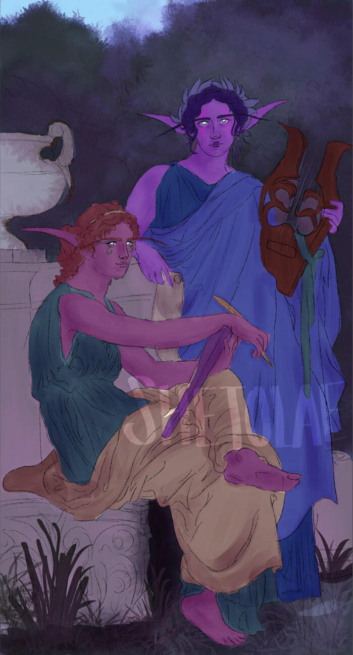 Study of Art and Literature by Willaim Bouguereau 2022